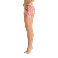 Splash of Deliciosa Leaf | Spandex Shorts