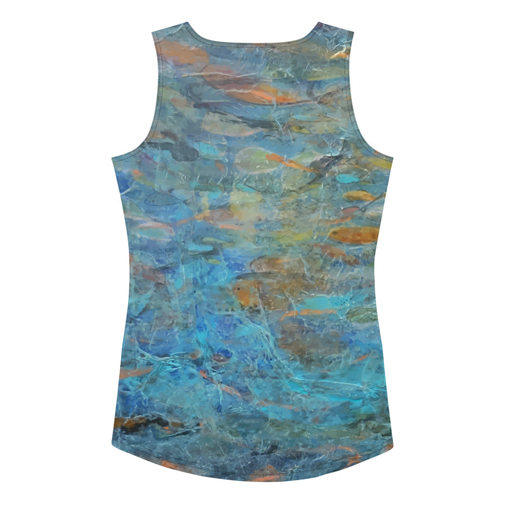 Salma Arastu | Blue Movement | Tank Top