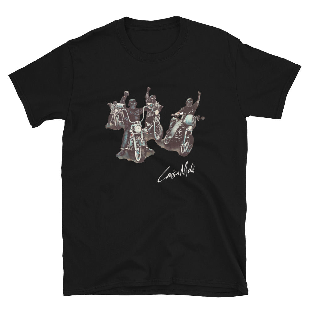 Rebel With A Cause | Black T-Shirt | by Louisa McHugh