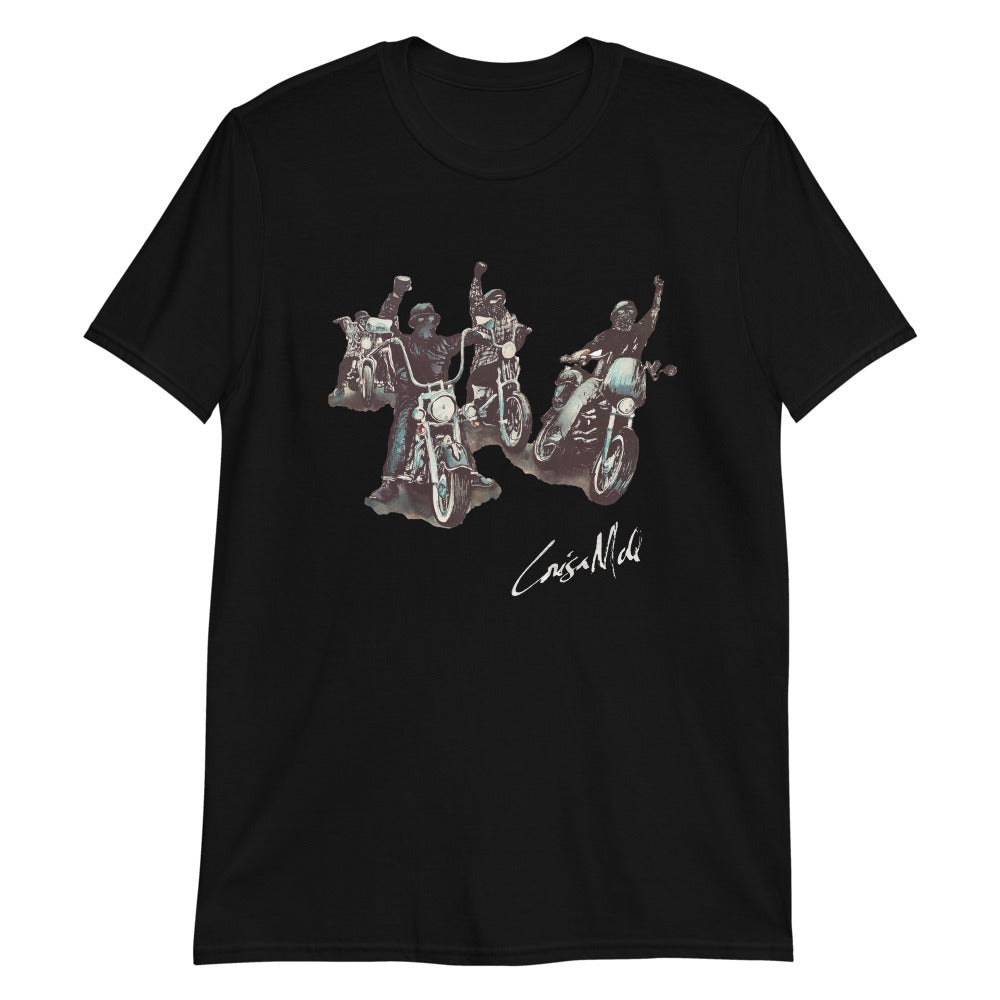 Rebel With A Cause | Black T-Shirt | by Louisa McHugh