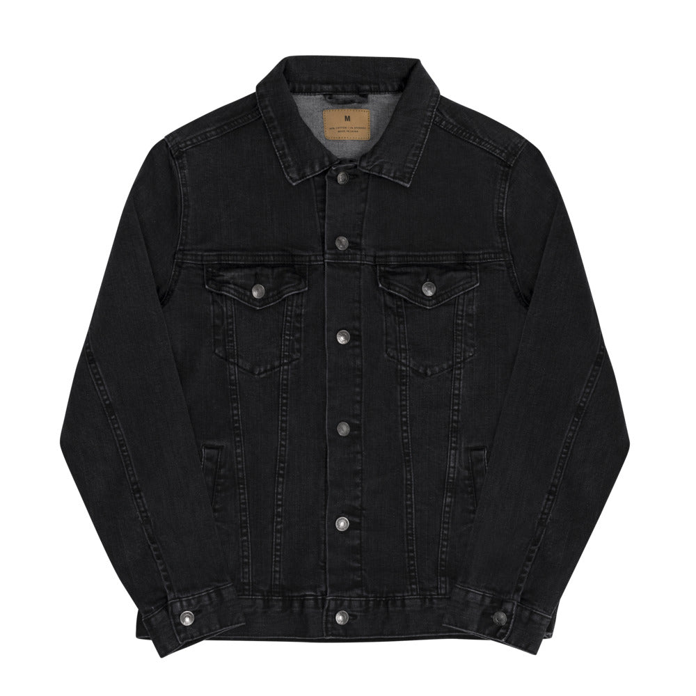HD-LV  | Faith In The Unseen | Mens Black Jean Jacket