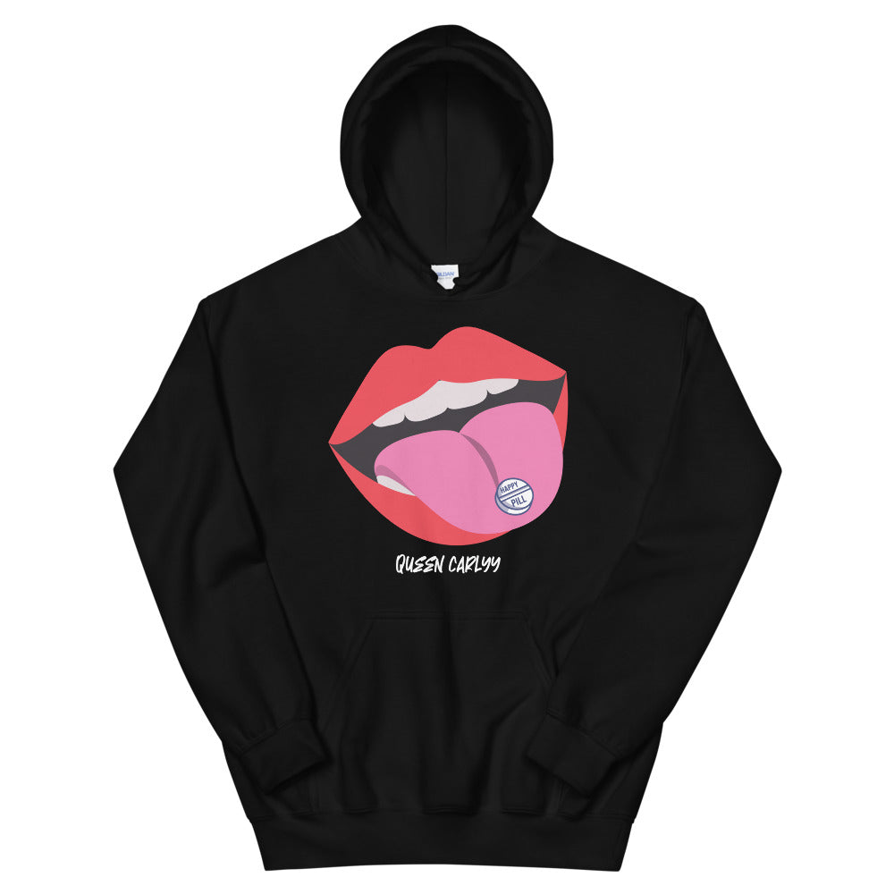 Happy Pill Hoodie by Carly Lind